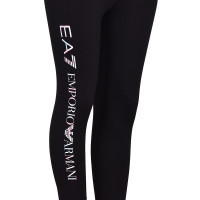 Dječje trenirke EA7 Jersey Leggings G - black Dječje trenirke EA7 Jersey Leggings G - black