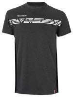 Herren Tennis-T-Shirt Tecnifibre F2 Airmesh - black heather