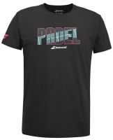 Męski t-shirt Babolat Padel Cotton Men - Czarny