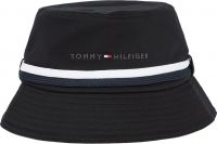 Шапка Tommy Hilfiger Established Tape Bucket Man - black