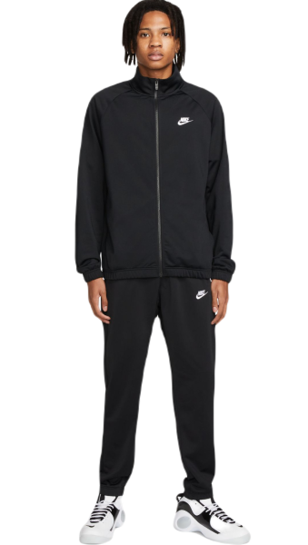 Men's Tracksuit Nike Club Sportswear Sport Casual Track Suit - black/white, Tennis Zone
