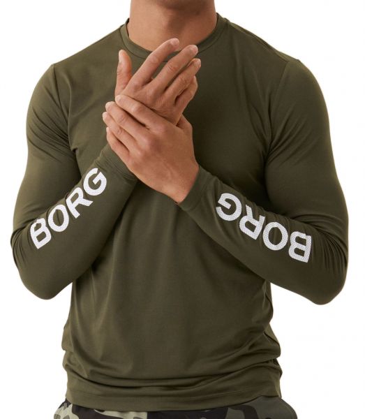  Björn Borg Long Sleeve T-shirt M - ivy green