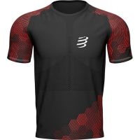 Muška majica Compressport Racing SS T-Shirt - black/red Muška majica Compressport Racing SS T-Shirt - black/red
