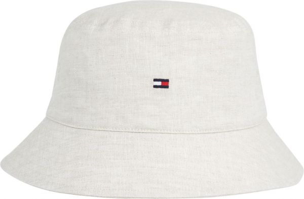 Καπέλο Tommy Hilfiger Essential Bucket Linen Women - feather white