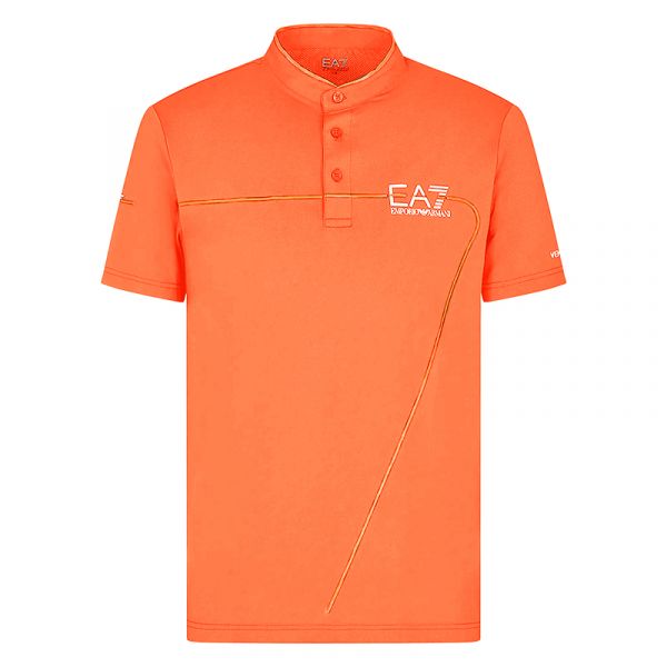 Мъжка тениска с якичка EA7 Man Jersey Jumper - spice route