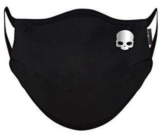 Maseczka Hydrogen Fashion Mask Reflex Skull - black