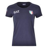 Ženska majica EA7 Woman Jersey T-shirt - night blue
