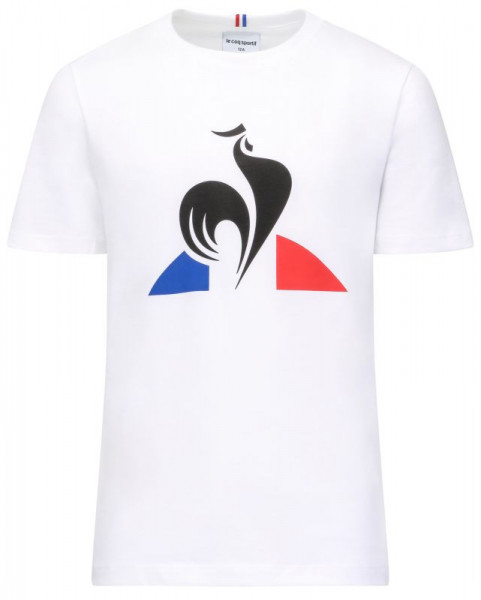 Koszulka chłopięca Le Coq Sportif ESS Tee SS No.2 B - new optical white