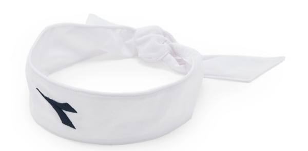 Bandana da tennis Diadora Headband Pro - white
