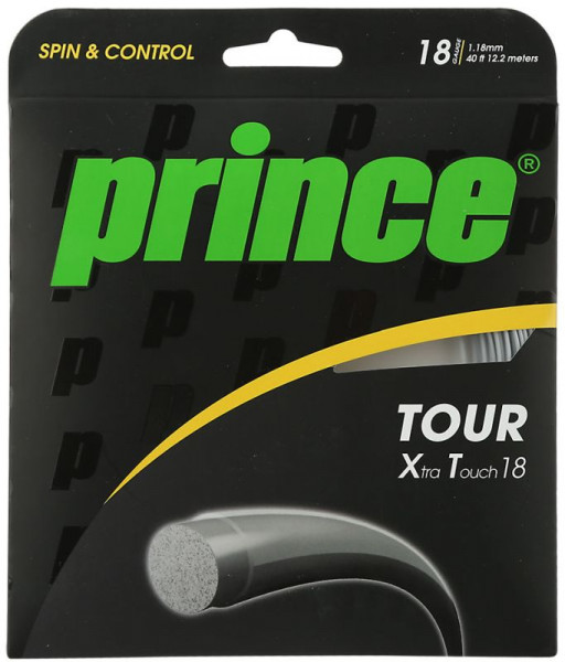 Tennis String Prince Tour Xtra Touch 18 (12,2 m) - silver