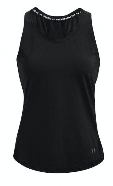Marškinėliai moterims Under Armour Women's UA Iso-Chill 200 Laser Tank - black/reflective