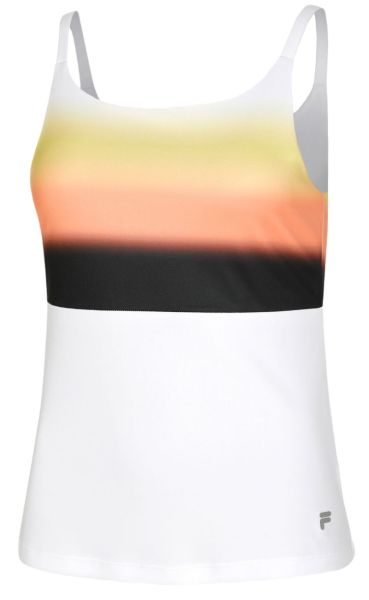 Marškinėliai moterims Fila Austarlian Open Willow Tank Top - white/sunset