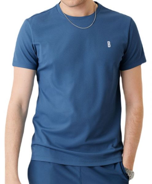 T-shirt da uomo Björn Borg Ace T-shirt Stripe - copen blue