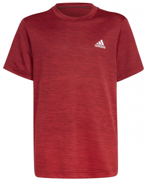 Koszulka chłopięca Adidas B A.R. Grad Tee - red/red/white