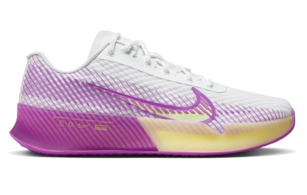 Ženske tenisice Nike Zoom Vapor 11 - white/citron tint/fuchsia dream/black