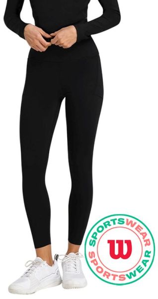 Damskie leginsy Wilson Essential Training Tight - Czarny