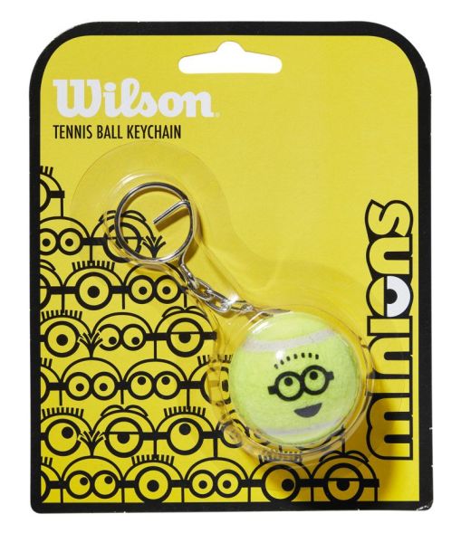 Kroužek na klíče Wilson Minions 3.0 Tennis Ball Keychain - yellow/black