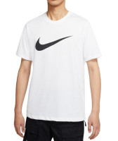 Teniso marškinėliai vyrams Nike Sportswear Swoosh T-Shirt - Baltas, Juodas