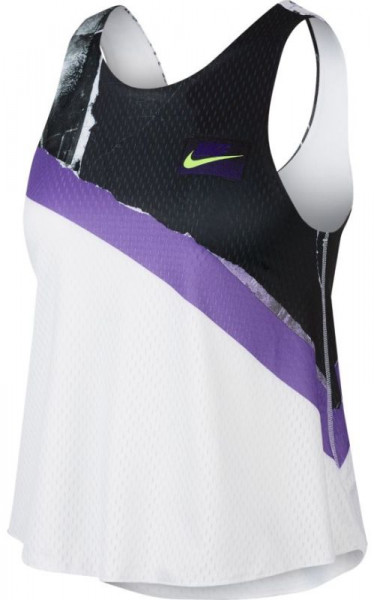  Nike Court 2in1 Tank NY - white/psychic purple/black/volt