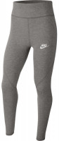 Spodnie dziewczęce Nike Sportswear Favorites Graphix High-Waist Legging G - carbon heather/white