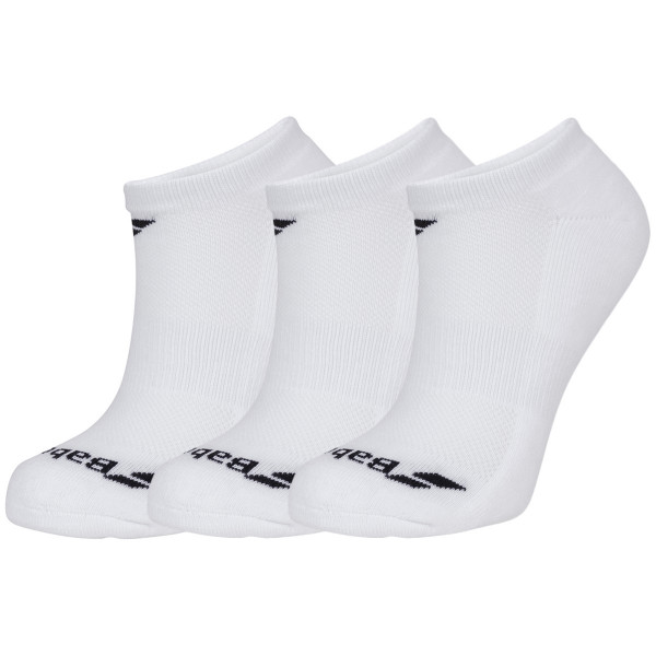 Čarape za tenis Babolat Invisible 3 Pairs Pack Socks - white/white