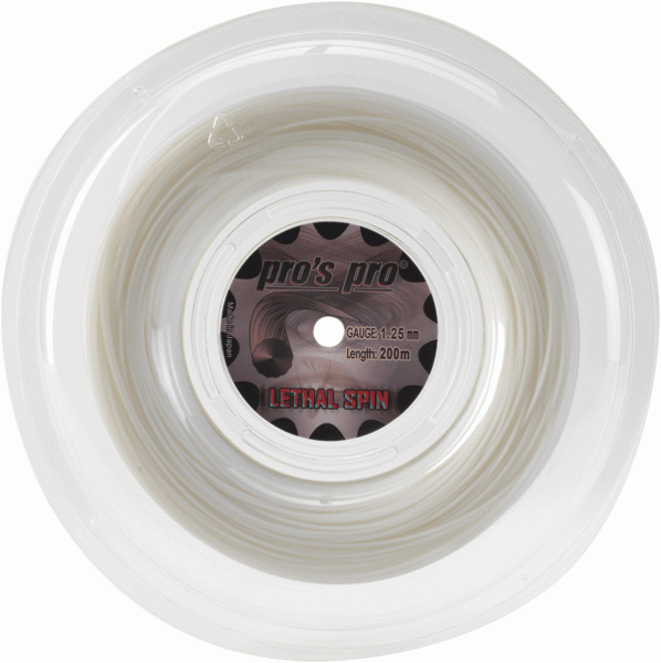 Tennis String Pro's Pro Lethal Spin (200 m) - white