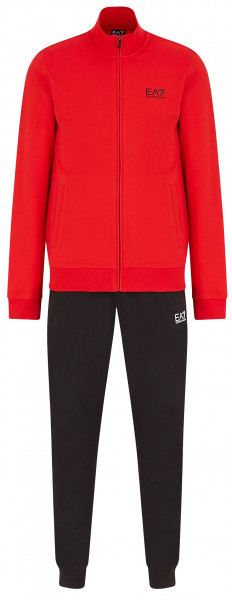  EA7 Man Jersey Tracksuit - red/night blue