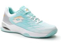 Women’s shoes Lotto Mirage 100 Clay W - all white/saffron/blue paradise