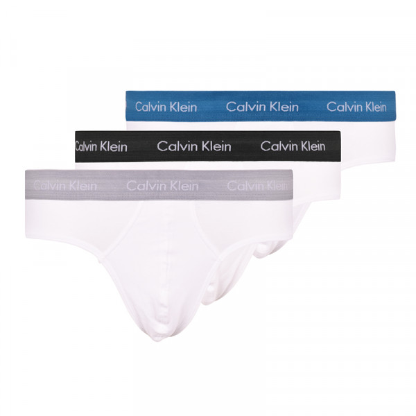 Мъжки боксерки Calvin Klein Hip Brief 3P - w-grey element/grey h/tepestry teal