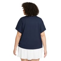 Marškinėliai moterims Nike Court Dri-Fit Victory Top SS Plus Line W - obsidian/white Marškinėliai moterims Nike Court Dri-Fit Victory Top SS Plus Line W - obsidian/white