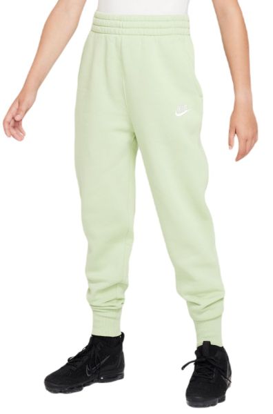 Dívčí tepláky Nike Court Club Pants - honeydew/white