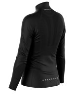 Veste de tennis pour femmes Compressport Hurricane Windproof - Noir Veste de tennis pour femmes Compressport Hurricane Windproof - Noir