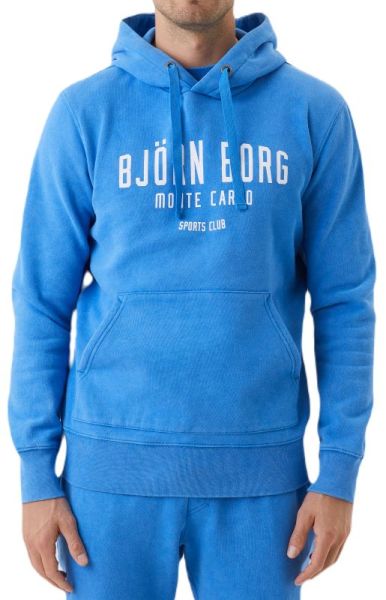Herren Tennissweatshirt Björn Borg Sthlm Hoodie - palace blue