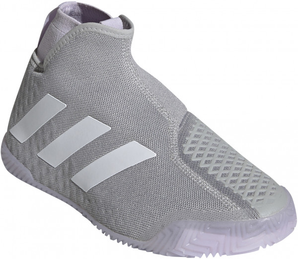 Damskie buty tenisowe Adidas Stycon Laceless W - grey two/cloud whie/purple tint