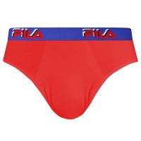 Pánské boxerky Fila Brief Elastic Logo 1P - red