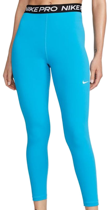 Women's leggings Nike Pro 365 Tight 7/8 Hi Rise W - laser blue/black/white, Tennis Zone