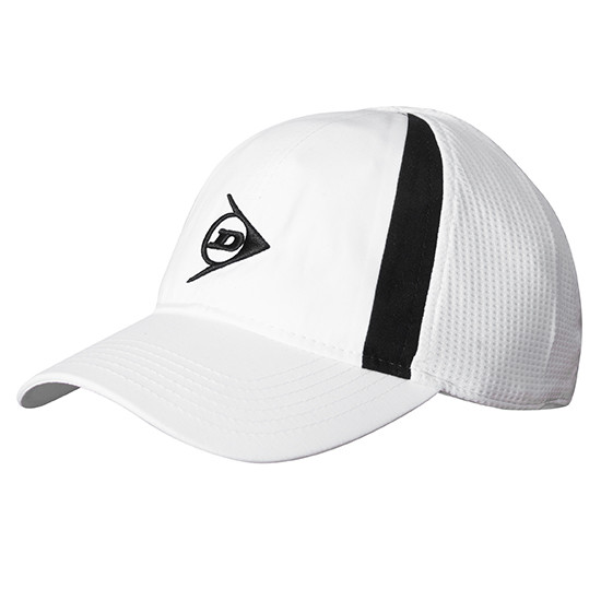 Tennismütze Dunlop Tac Performance Cap - white/black