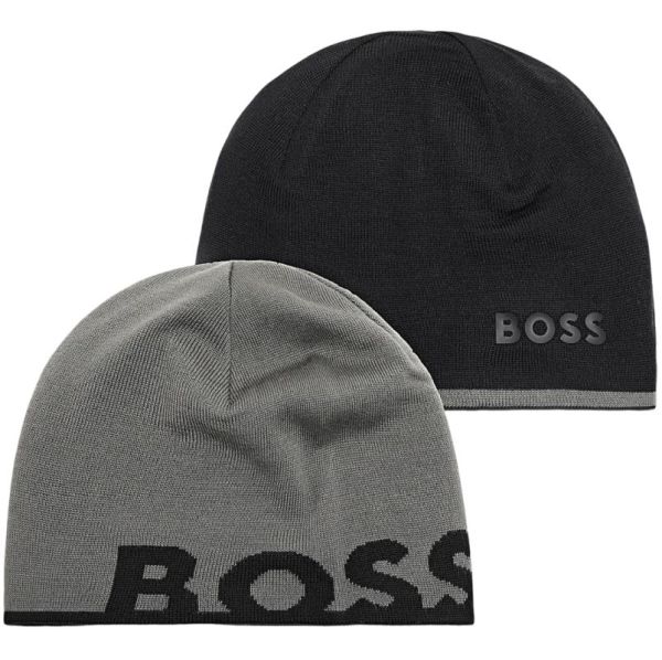 Čiapka na zimu BOSS Logo Arev Beanie - Viacfarebný