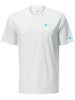 Herren Tennis-T-Shirt K-Swiss Tac Hypercourt Shield Crew M - white