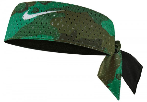 Tenisz kendő Nike Dri-Fit Head Tie Reversible M - rough green/black/white