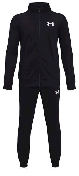 Trening tineret Under Armour Knit Track Suit - black/white