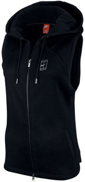  Nike Court Hooded Vest - black/white