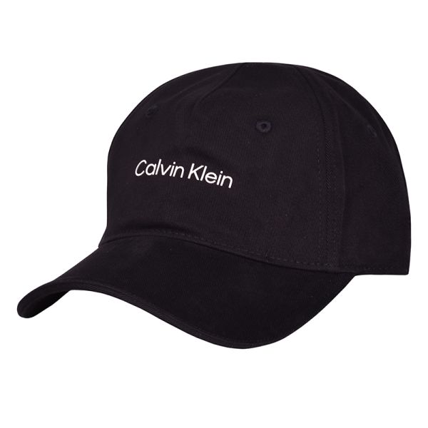 Gorra de tenis  Calvin Klein 6 Panel Relaxed Cap - black