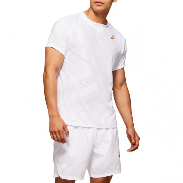  Asics Tennis M SS Tee - brilliant white