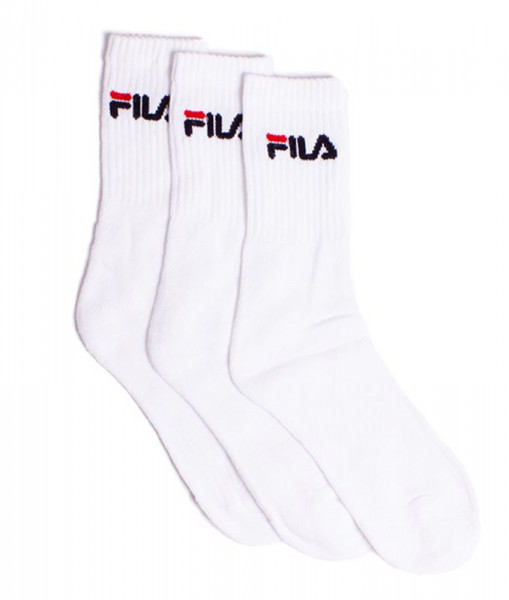 Tennisesokid  Fila Calza Tennis Socks 3P - white