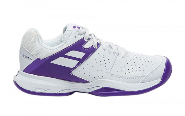 Damen-Tennisschuhe Babolat Pulsion All Court W Wimbledon - white/purple