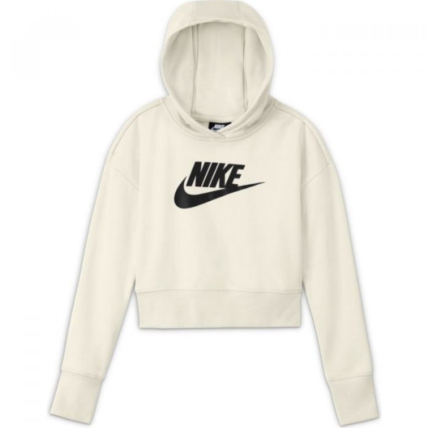  Nike Sportswear FT Crop Hoodie G - coconut milk/white