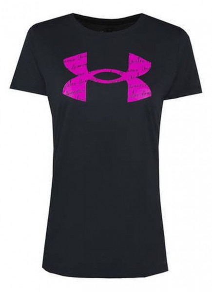 Camiseta de mujer Under Armour Tech Solid BL SSC - black
