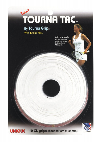 Grips de tennis Tourna Tac XL 10P - white