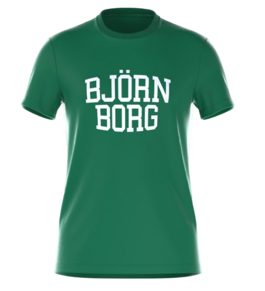 Camiseta para hombre Björn Borg Essential T-Shirt - verdant green